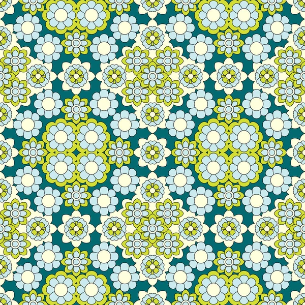Soyut, dikişsiz çiçek deseni. Tekrar et. Vektör illüstrasyonu.