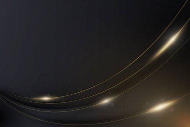 Altın parıltılı modern lüks arka plan. Vektör illüstrasyonu.