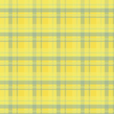 Tartan desenli, desenli ve yaz renginde. Vektör illüstrasyonu.