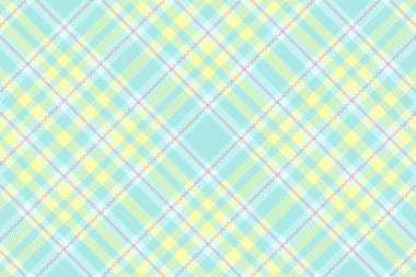 Tartan desenli, desenli ve yaz renginde. Vektör illüstrasyonu.