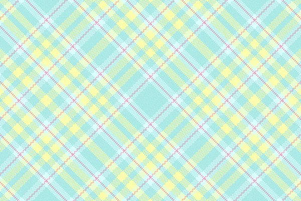 Tartan Plaid Pattern Texture Summer Color Vector Illustration — Stock Vector