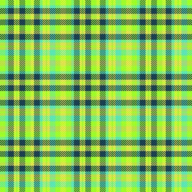 Tartan desenli, desenli ve yaz renginde. Vektör illüstrasyonu.