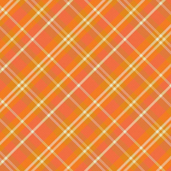 Tartan plaid pattern with texture and summer color. — 스톡 벡터