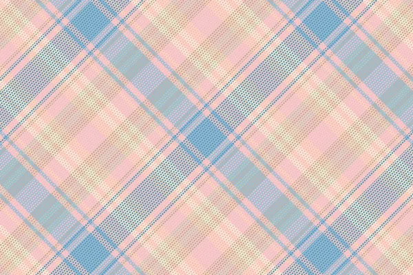 Tartan plaid pattern with texture and summer color. — Stock Vector