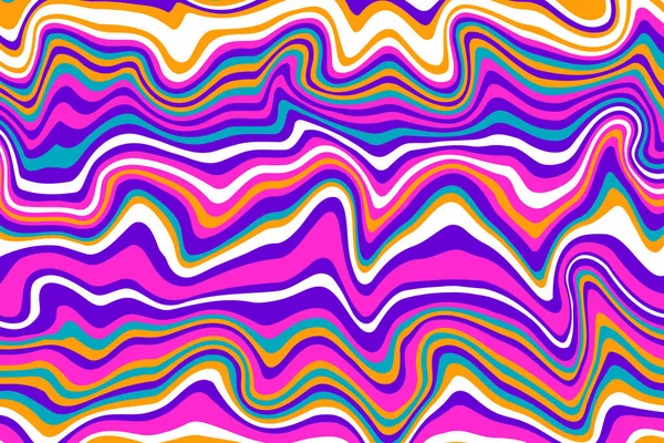 Abstract Psychedelic Groovy Background Abstract Background Vector Illustration — Stock Vector