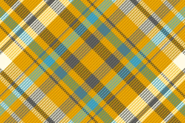 Tartan Plaid Pattern Texture Summer Color Vector Illustration — стоковый вектор