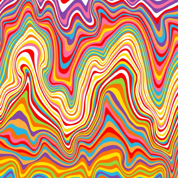 Antecedentes Psicodélicos Abstractos Geniales Fondo Abstracto Ilustración Vectorial — Vector de stock