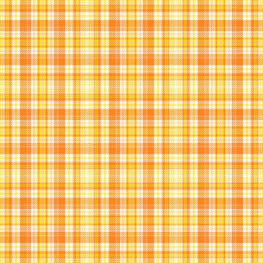 Tartan desenli, desenli ve sıcak renkli. Vektör illüstrasyonu.