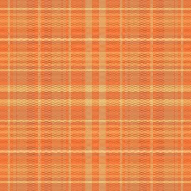 Tartan desenli, desenli ve sıcak renkli. Vektör illüstrasyonu.