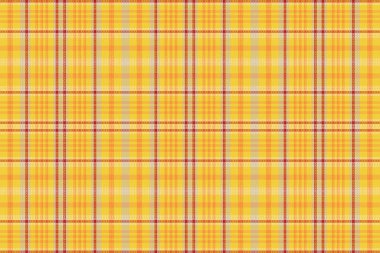 Tartan desenli, desenli ve sıcak renkli. Vektör illüstrasyonu.