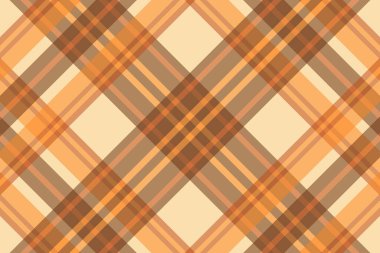 Tartan desenli, desenli ve sıcak renkli. Vektör illüstrasyonu.