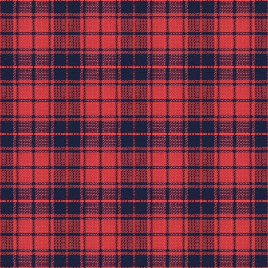 Tartan desenli ve desenli. Vektör illüstrasyonu.