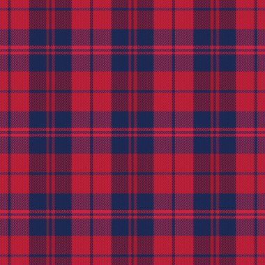 Tartan desenli ve desenli. Vektör illüstrasyonu.