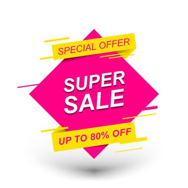 Geometrik arkaplan satışı. Vektör illüstrasyonu.