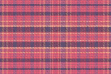 Tartan desenli, desenli ve sıcak renkli. Vektör illüstrasyonu.