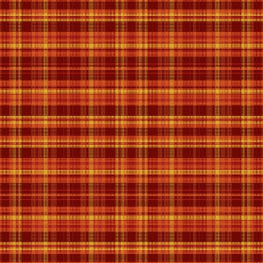 Tartan desenli, desenli ve sıcak renkli. Vektör illüstrasyonu.