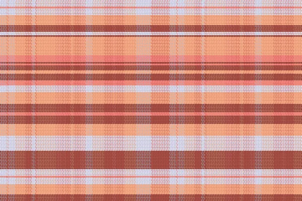 Tartan desenli, desenli ve sıcak renkli. Vektör illüstrasyonu.