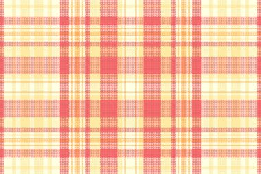 Tartan desenli, desenli ve sıcak renkli. Vektör illüstrasyonu.
