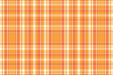 Tartan desenli, desenli ve sıcak renkli. Vektör illüstrasyonu.