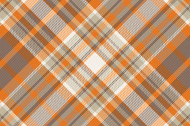 Tartan desenli, desenli ve sıcak renkli. Vektör illüstrasyonu.