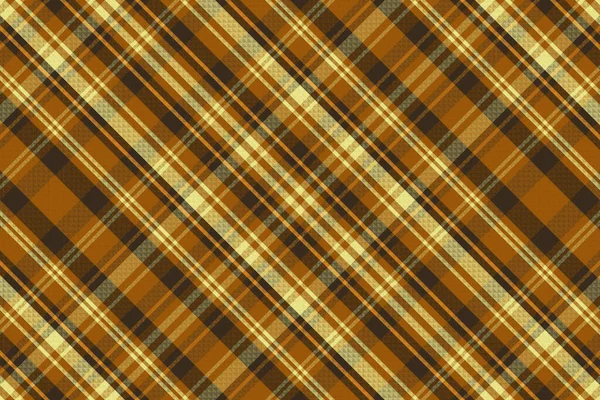 Tartan Plaid Pattern Texture Warm Color Vector Illustration — Stock Vector