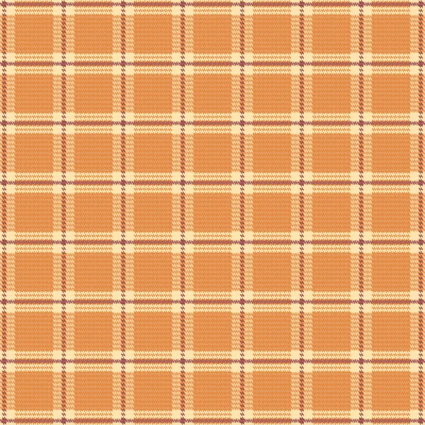 Padrão Xadrez Tartan Com Textura Cor Quente Ilustração Vetorial — Vetor de Stock