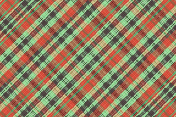 Karomuster Tartan Mit Textur Und Kaffeefarbe Vektorillustration — Stockvektor