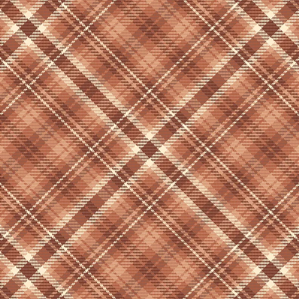 Tartan Plaid Pattern Texture Coffee Color Vector Illustration — Image vectorielle