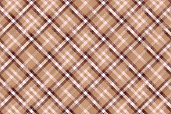 Tartan Plaid Pattern Texture Coffee Color Vector Illustration — Stock Vector