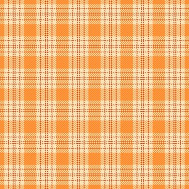 Tartan desenli, desenli ve kahve renkli. Vektör illüstrasyonu.