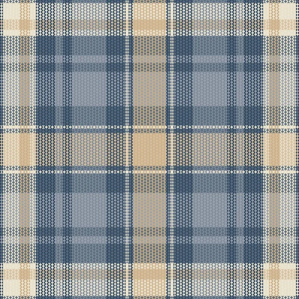 Padrão Xadrez Tartan Com Textura Cor Café Ilustração Vetorial — Vetor de Stock