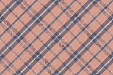 Tartan desenli, desenli ve kahve renkli. Vektör illüstrasyonu.