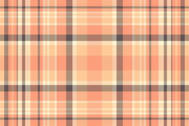 Tartan desenli, desenli ve kahve renkli. Vektör illüstrasyonu.