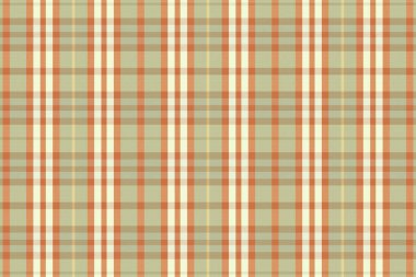 Tartan desenli, desenli ve kahve renkli. Vektör illüstrasyonu.