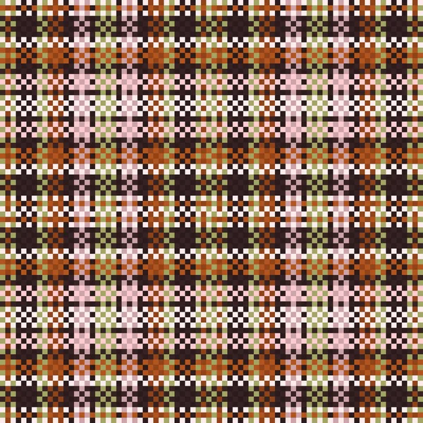 Tartan Plaid Pattern Texture Wedding Color Vector Illustration — Stok Vektör