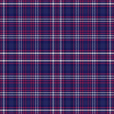Tartan desenli, desenli ve düğün renginde. Vektör illüstrasyonu.