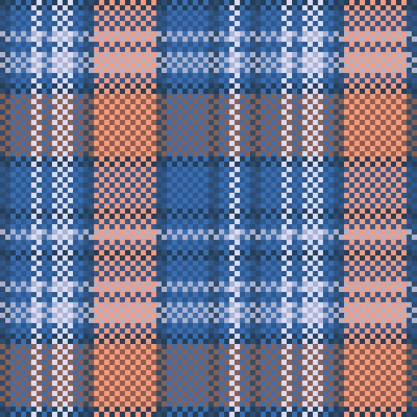 Tartan Plaid Pattern Texture Wedding Color Vector Illustration — Vettoriale Stock