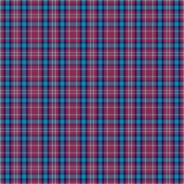 Tartan or plaid night color pattern. Vector illustration.