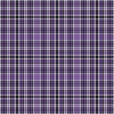 Tartan or plaid night color pattern. Vector illustration.