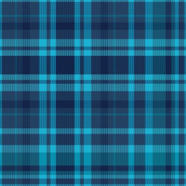 Tartan or plaid night color pattern. Vector illustration.