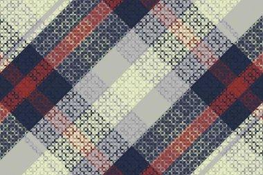 Tartan or plaid night color pattern. Vector illustration.