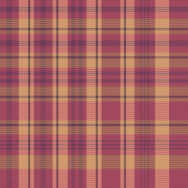 Tartan or plaid halloween color pattern. Vector illustration.