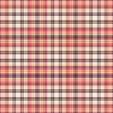 Tartan or plaid halloween color pattern. Vector illustration.