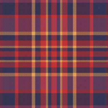 Tartan or plaid halloween color pattern. Vector illustration.