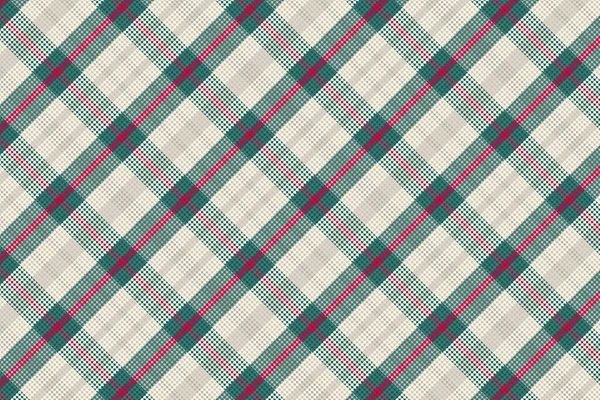 Tartan Xadrez Padrão Cor Vintage Ilustração Vetorial — Vetor de Stock