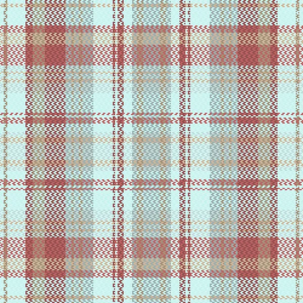 Modèle Couleur Rétro Tartan Plaid Illustration Vectorielle — Image vectorielle