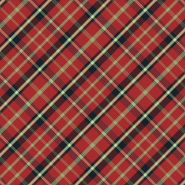 Tartan veya ekoseli retro renk deseni. Vektör illüstrasyon tasarımı.