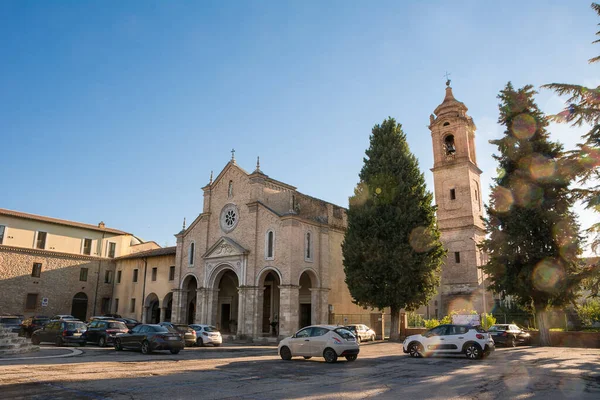 Teramo Italy October 2021 Sanctuary Madonna Delle Grazie Adjoining Monastery — Stock Photo, Image