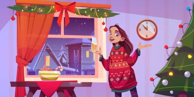 Kadınlar Noel 'i, yeni yılı, tatilleri kutlar