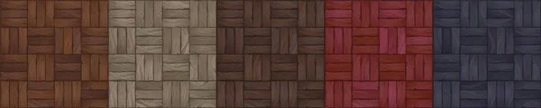 Textures of color wood parquet, wooden floor — Stock Vector